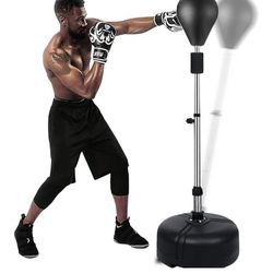New Open Box.  OppsDecor Punching Bag with Stand,Reflex Bag Freestanding Punching Ball Boxing Speed Bag,Great for Training,Stress Relief,Exercise