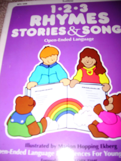 BOOK 1-2-3 Rhymes Stories and Songs: Open Ended Language Paperback – Import, 1 March 1992