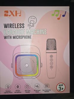 Mini Karaoke Machine with Microphone