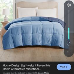 King Size Reversible Down Soft To The Touch