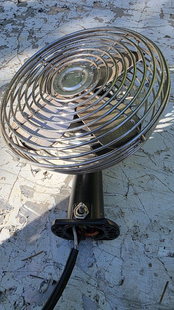 Dash Fan Metal 6in Dia 12v
