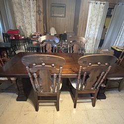 Wooden Dining Table Set