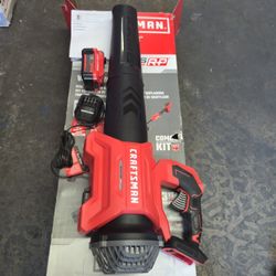 CRAFTSMAN V20 Brushless RP 20-volt 410-CFM 110-MPH Battery Handheld Leaf Blower 5.0Ah