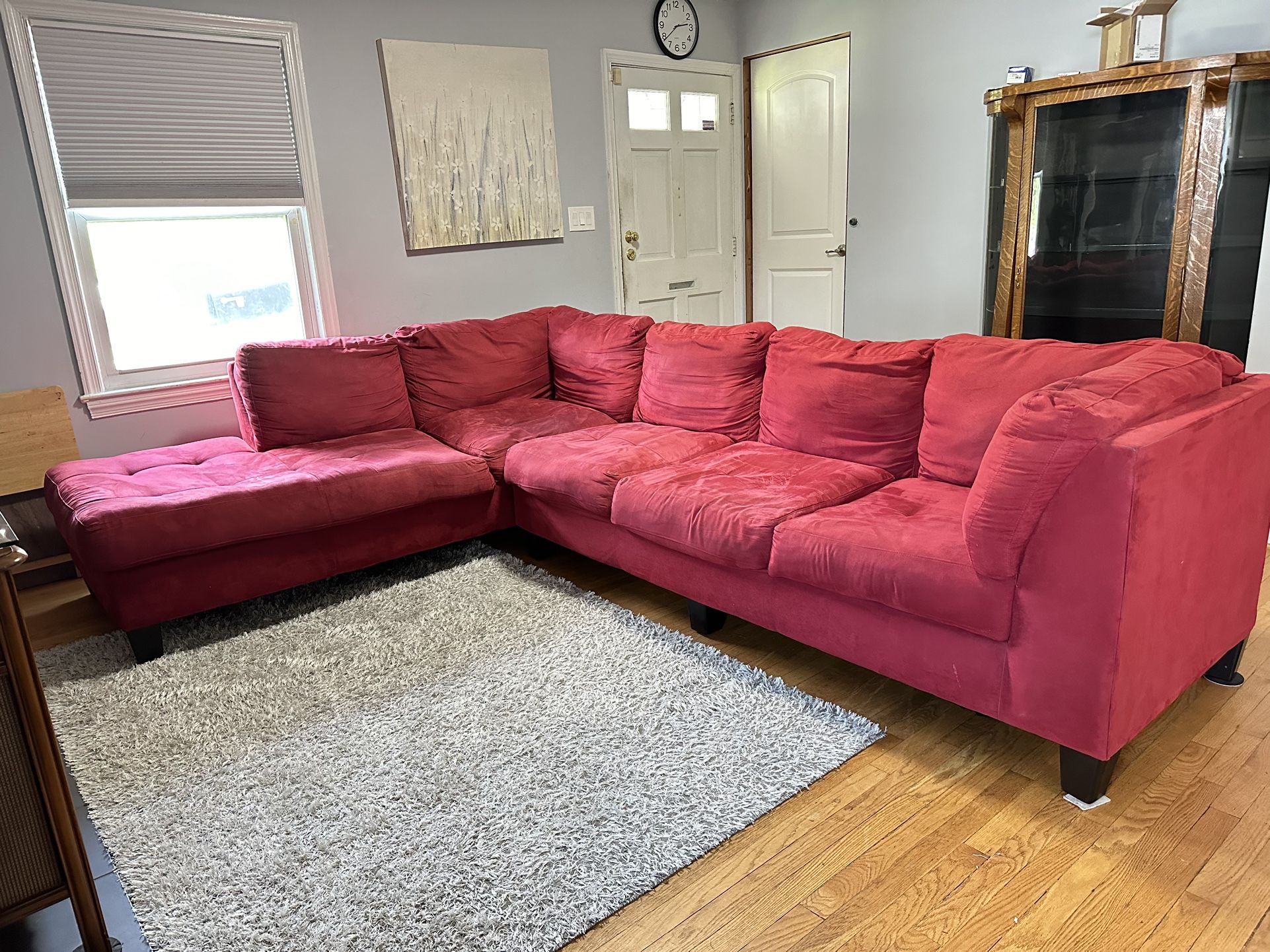 Red Sectional Sofa