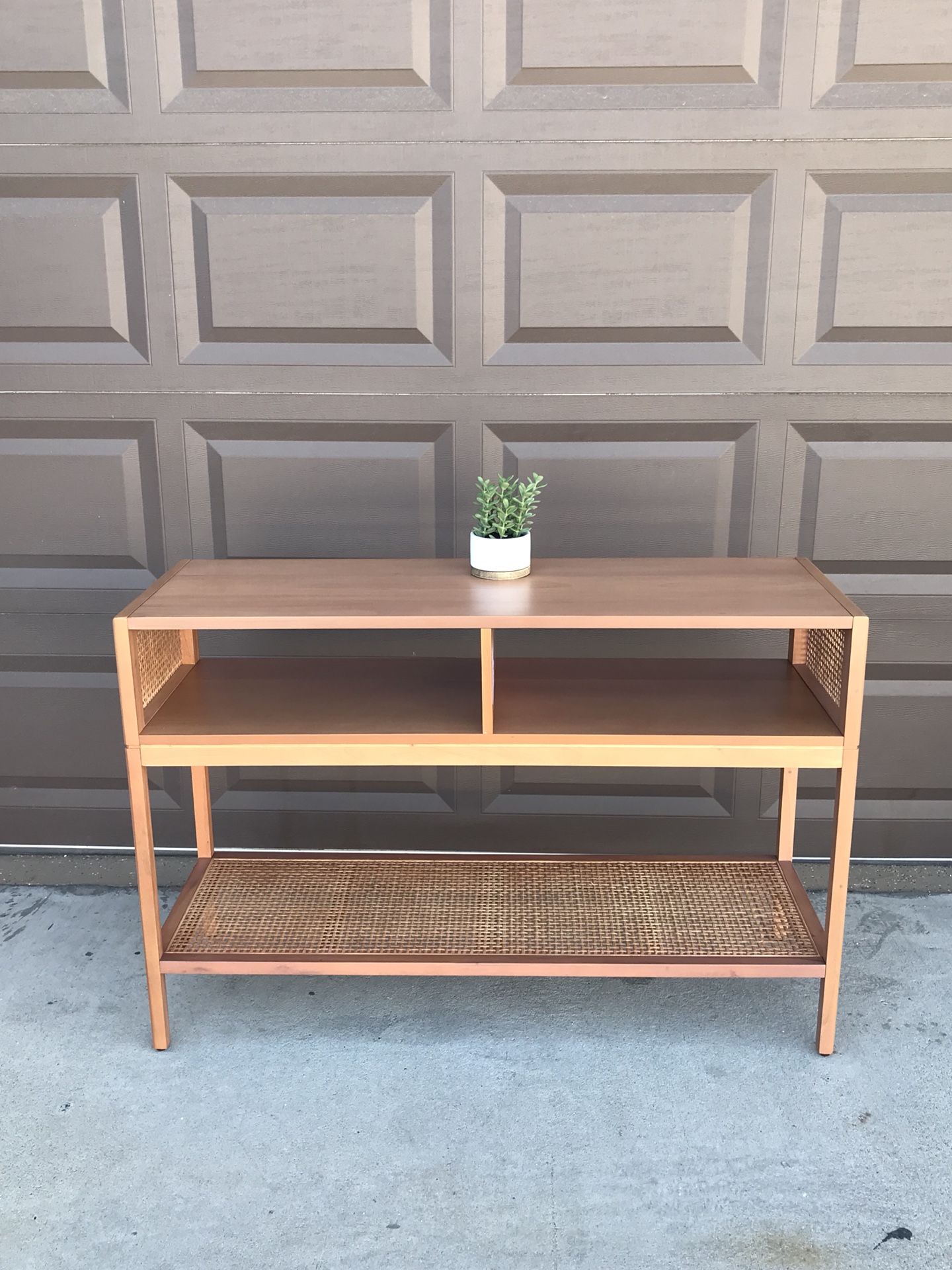 Minsmere caned on sale accent table