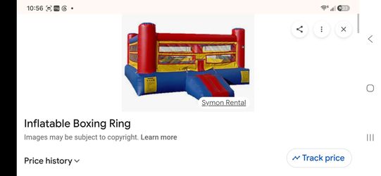Boxing ring blow up