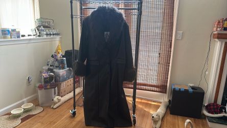Brand New Chocolate Brown Leather Coat