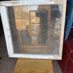 Old window it’s 27 by 27 inches