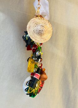 Mexican Bag Charm/ Keychain