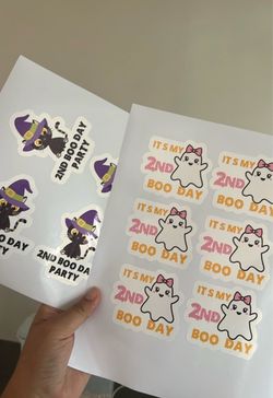 Halloween Sticker Sheets