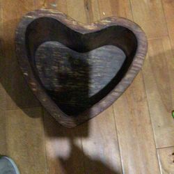 Wicker Rattan Vintage Hearts Shape Item 