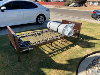 Electric Hospital Bed with Mattress
