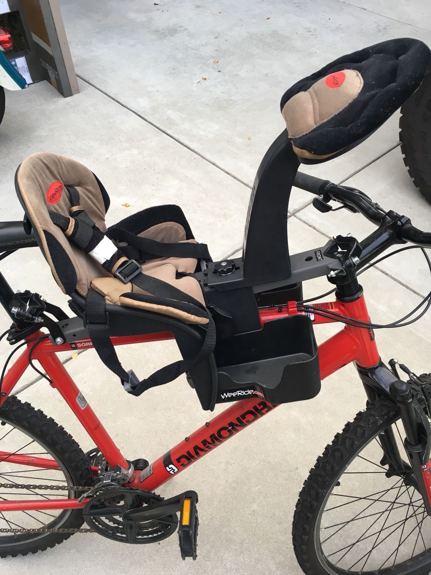 WEERIDE DELUXE KANGAROO CENTER MOUNTED CHILD BICYCLE CARRIER