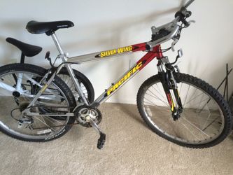 Pacific silver wing mountain bike deals