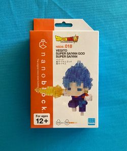 Dragon Ball Super Nanoblock Vegito Super Saiyan God Figure