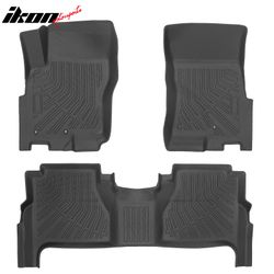 Fits 2008-2021 Nissan Frontier Crew Cab Anti-Slip Floor Mats All Weather TPE Carpets