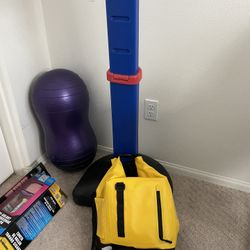 Yellow waterproof backpack