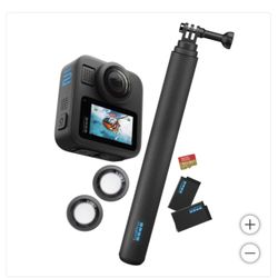 GoPro Max 2 (8K 360 Action Camera) – Bundle