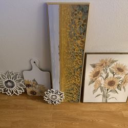 Sunflower Wall Art 