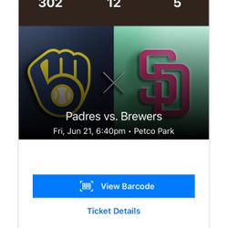 Padres Ticket