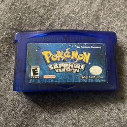 Pokémon Sapphire Original GBA Cart