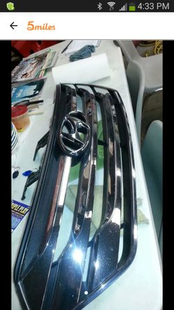 2013 Hyundai Santafe front grill