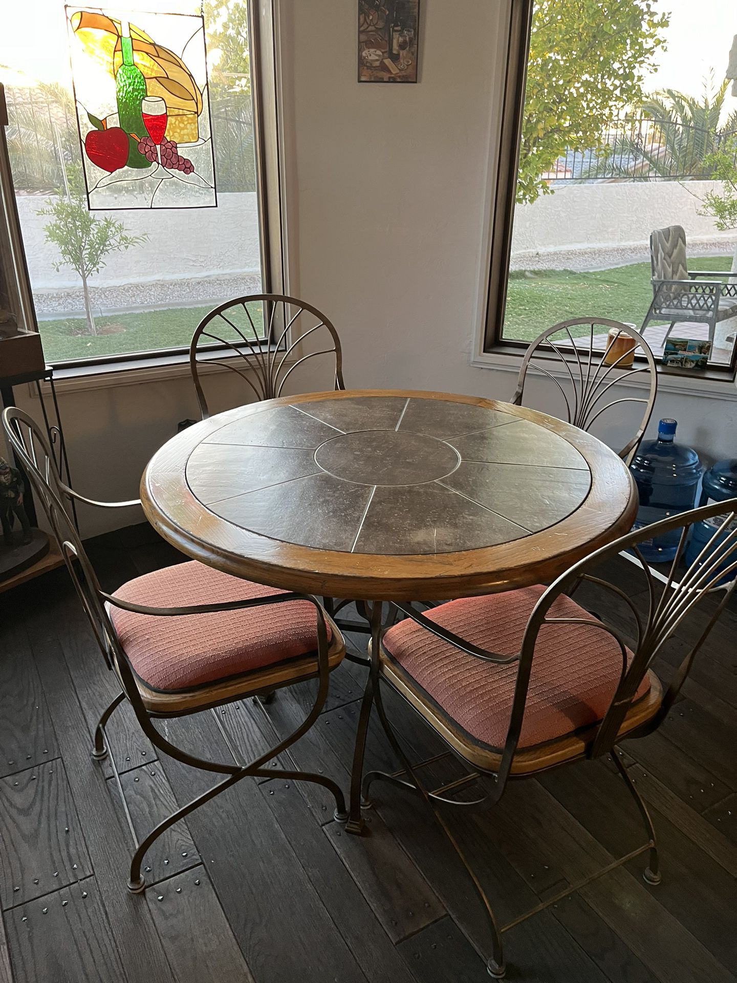 Vintage Drexel, Kitchen Table And Chairs