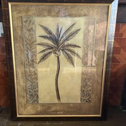 Palm Texture Large Painting
