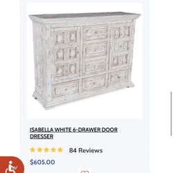 AFW White Isabella Dressers 