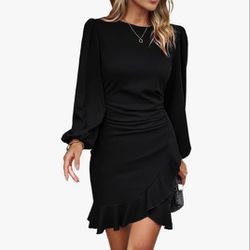 black dress size Large L