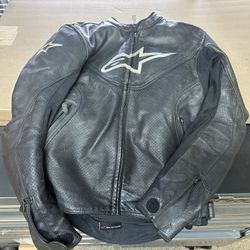 Alpinestars Leather Jacket Size 42