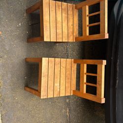 Kids Wooden Chairs Set Of 2 