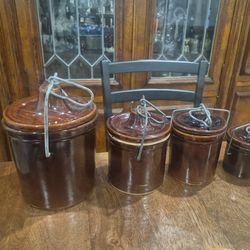 4 PC Crock Set