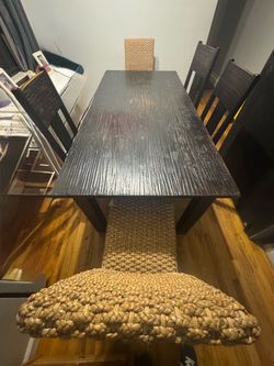 Dinner table four chairs