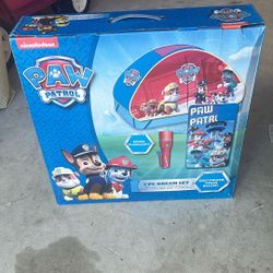 Paw Patrol 3 Pc Set - Sleeping Bag, Bed Tent And Flashlight