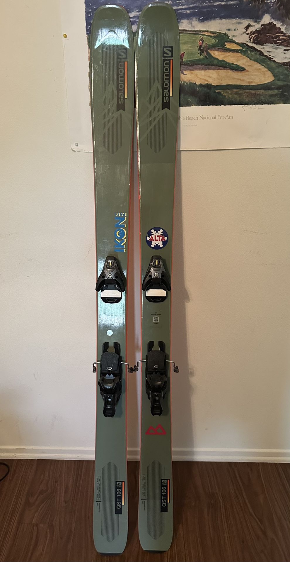 Salomon QST 106 181cm With Salomon STH 13 Bindings