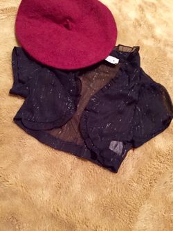 GUC 3T 4T 5T Black Shimmery Shrug Bolero