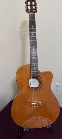 Manuel Rodriguez Model A cutaway w/ electronics.  Made in  Madrid-Spain