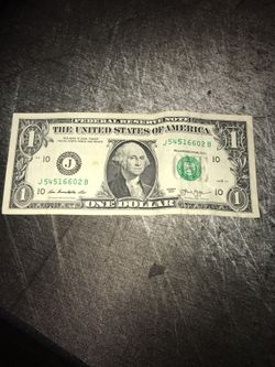 1$ bill