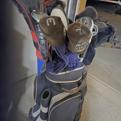 Golf Clubs And Bag