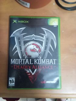 Mortal Kombat deadly alliance Xbox 360