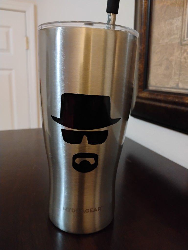 Breaking-Bad Themed Hydragear 24-oz Tumbler With Straw