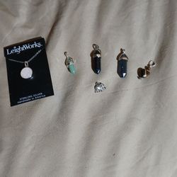 Genuine Gemstone Pendants Bundle