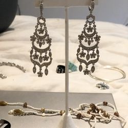 Vintage earrings chandelier