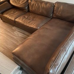 Free Leather Sofa "Real" Leather