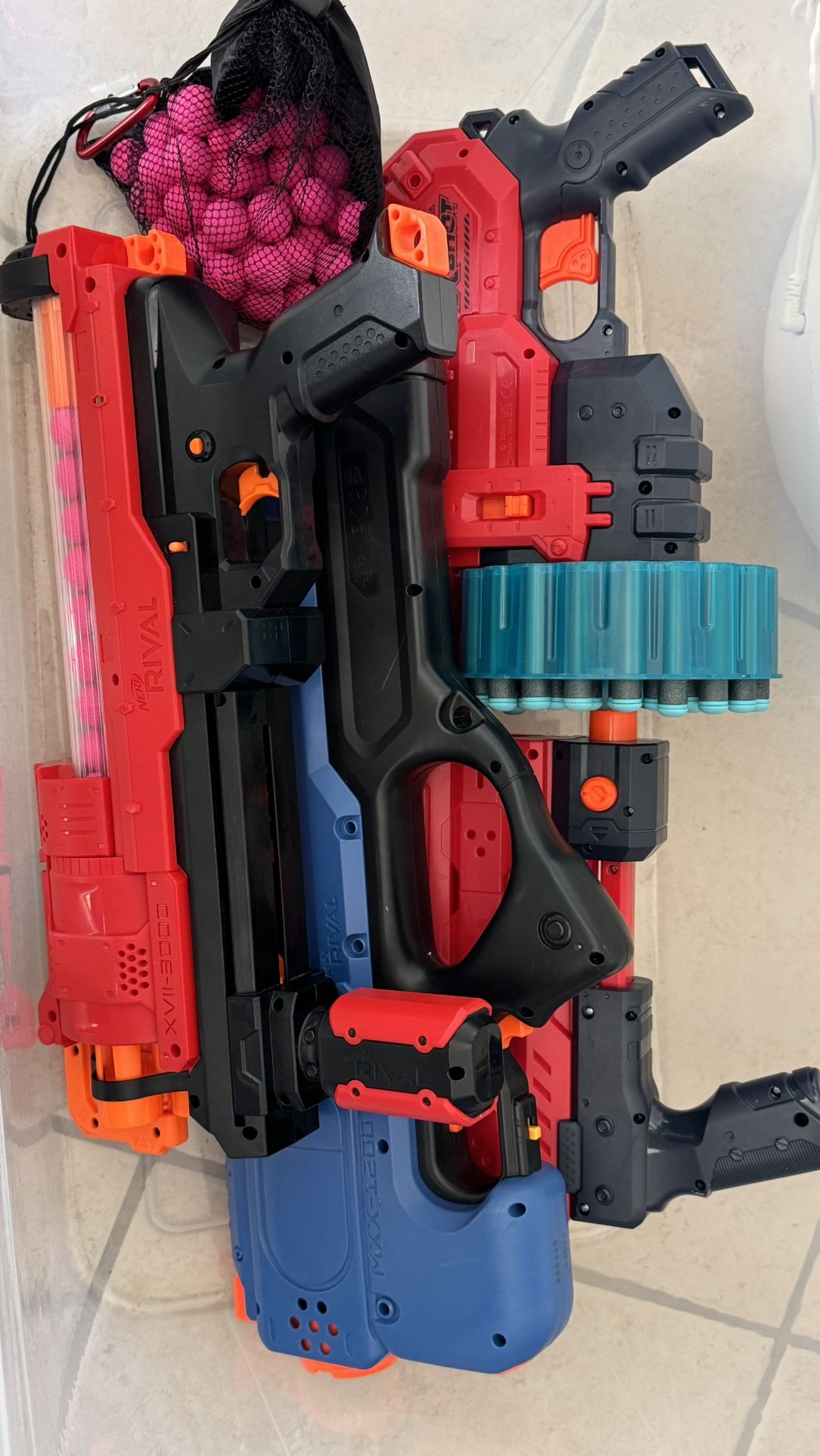 🔥 Nerf Rival & X-Shot Bundle — Like New! Premium Ammo Included 🔥