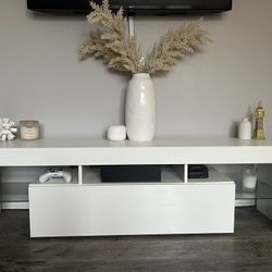 White TV Table/ Console