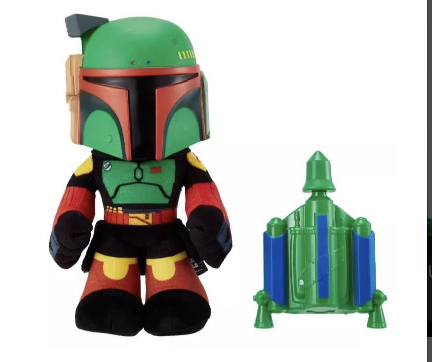 STAR WARS ROCKET LAUNCHING BOBA FETT FEATURE PLUSH