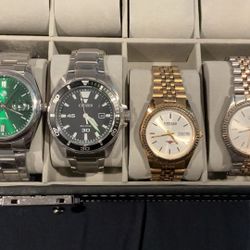 Box Of Citizen Eco Drive Watches And Different Watches- Name A Price