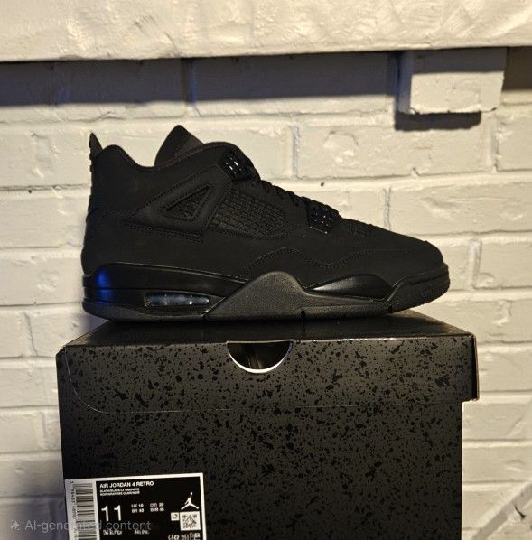 Jordan 4 "Blackcats" Sz: 11